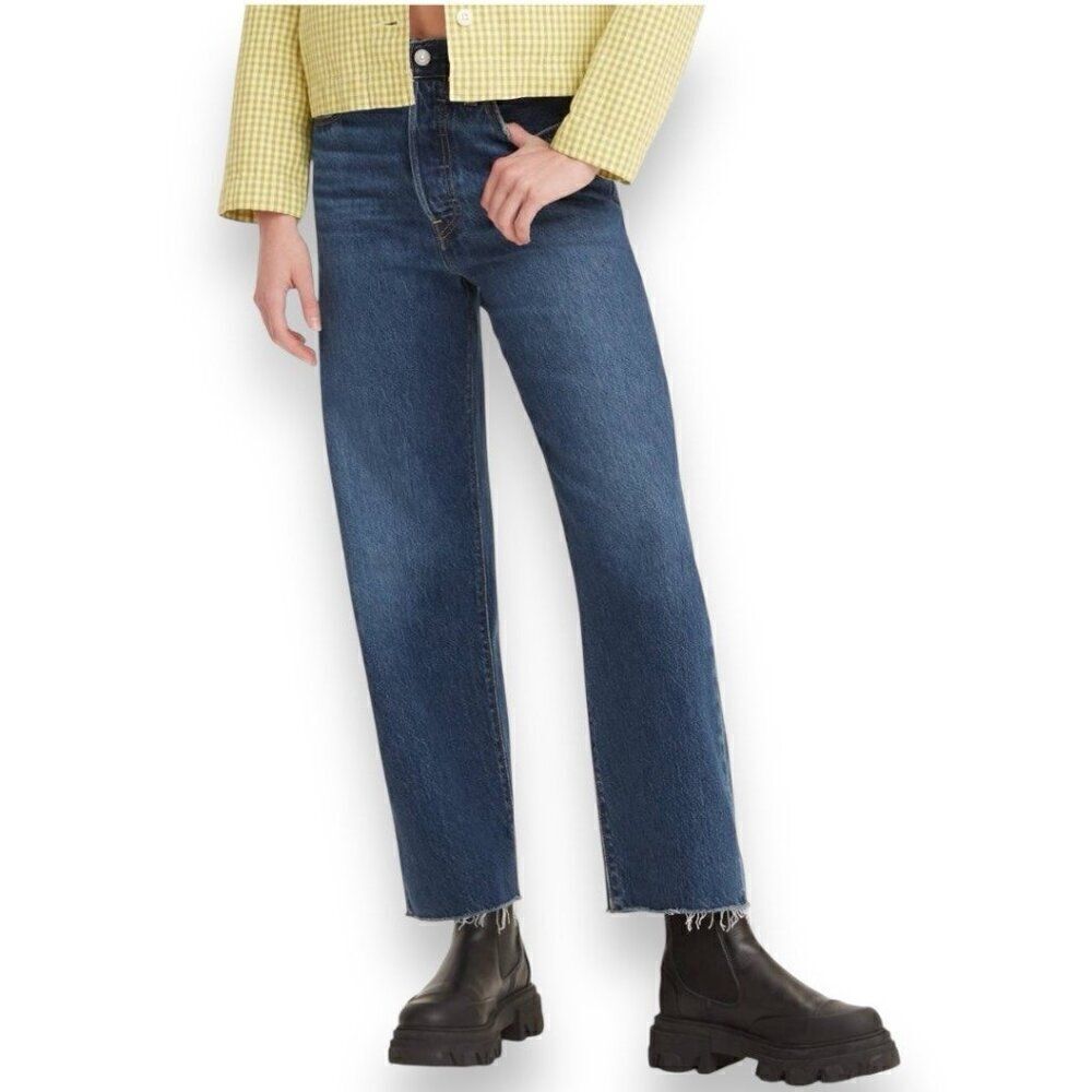 Levi’s Ribcage Straight Ankle Jeans Size 24
